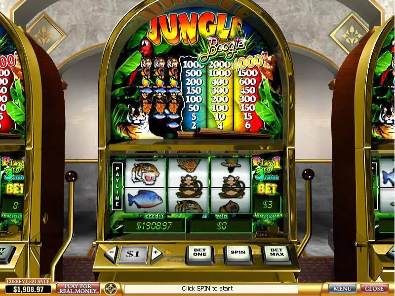 Jungle Boogie Fun Slot Game made by PlayTech with 3 Reel and 1 Line