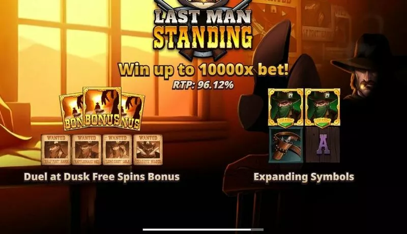 Last Man Standing Fun Slot Game made by Slotmill with 5 Reel and 1024 Way16807 Line