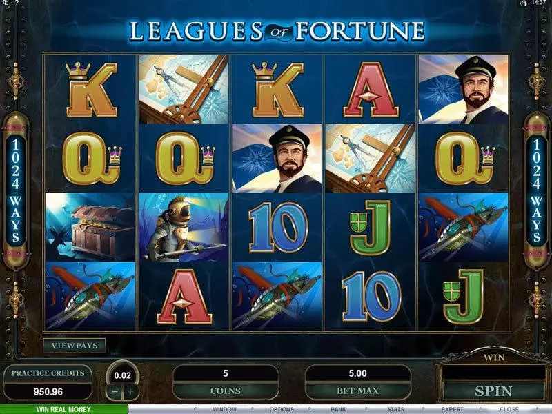 Leagues of Fortune Fun Slot Game made by Microgaming with 5 Reel and 1024 Way