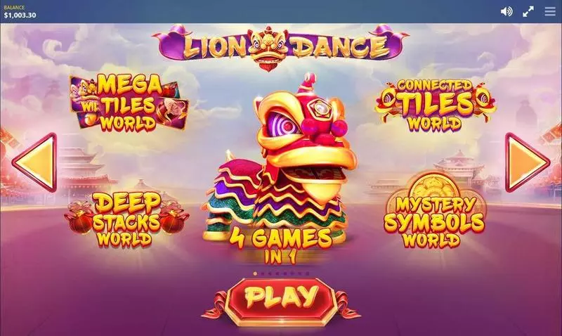 Lion Dance Fun Slot Game made by Red Tiger Gaming with 5 Reel and 40 Line