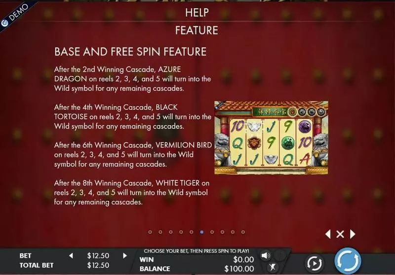 Lion's Fortune Fun Slot Game made by Genesis with 5 Reel and 243 Line
