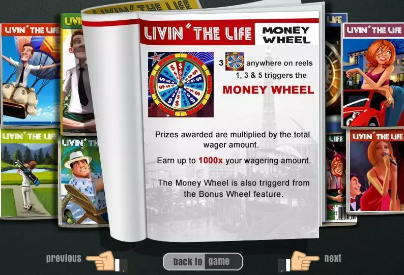 Livin The Life Fun Slot Game made by WGS Technology with 5 Reel and 40 Line