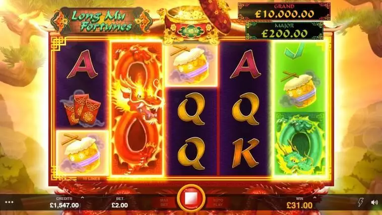 Long Mu Fortunes  Fun Slot Game made by Microgaming with 5 Reel and 10 Line