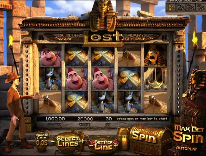 Lost Fun Slot Game made by BetSoft with 5 Reel and 30 Line
