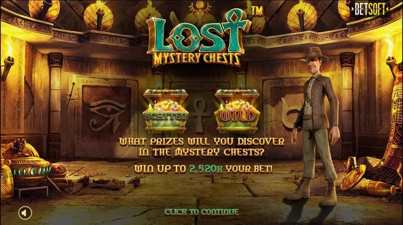 Lost Mystery Chests Fun Slot Game made by BetSoft with 3 Reel and 10 Line