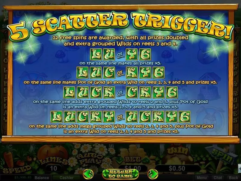 Lucky 6 Fun Slot Game made by RTG with 6 Reel and 10 Line