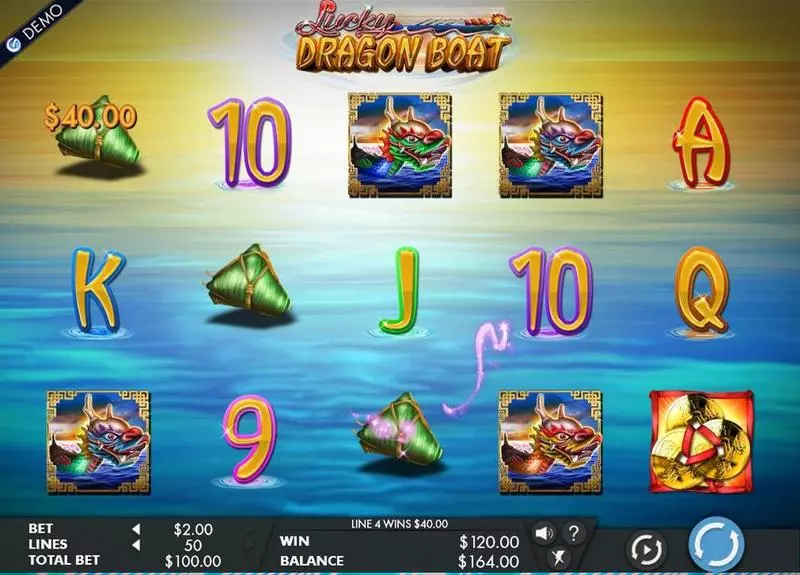 Lucky Dragon Boat Fun Slot Game made by Genesis with 5 Reel and 50 Line