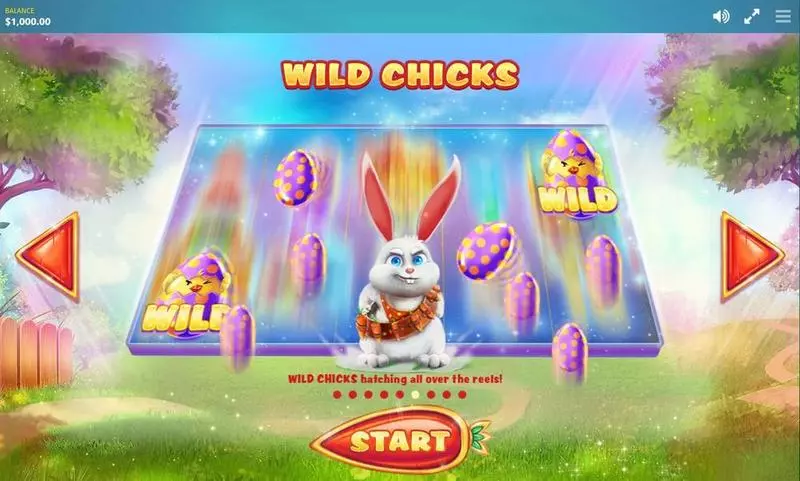 Lucky Easter Fun Slot Game made by Red Tiger Gaming with 5 Reel and 20 Line