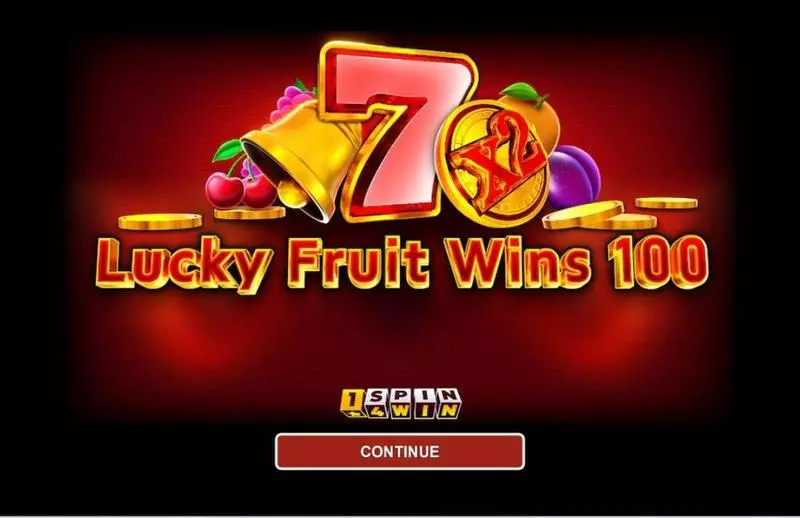 LUCKY FRUIT WINS 100 Fun Slot Game made by 1Spin4Win with 5 Reel and 20 Line