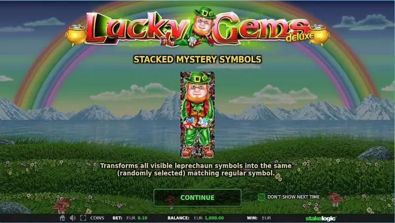 Lucky Gems Deluxe Fun Slot Game made by StakeLogic with 5 Reel and 10 Line