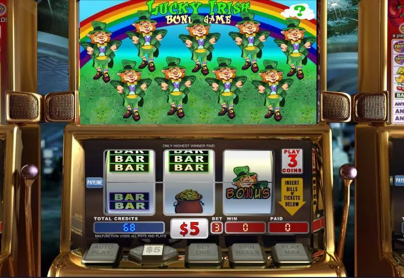 Lucky Irish Fun Slot Game made by WGS Technology with 3 Reel and 1 Line