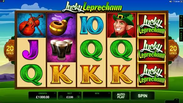 Lucky Leprechaun Fun Slot Game made by Microgaming with 5 Reel and 20 Line
