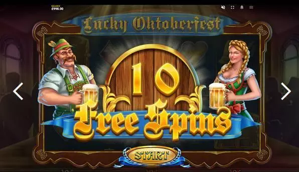 Lucky Oktoberfest Fun Slot Game made by Red Tiger Gaming with 5 Reel and 10 Line