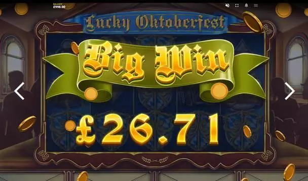 Lucky Oktoberfest Fun Slot Game made by Red Tiger Gaming with 5 Reel and 10 Line
