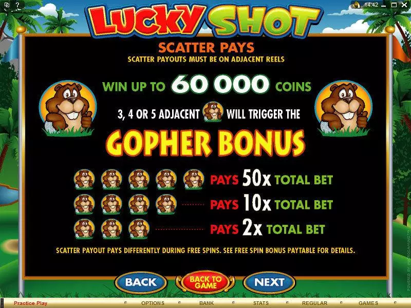 Lucky Shot Fun Slot Game made by Microgaming with 5 Reel and 20 Line