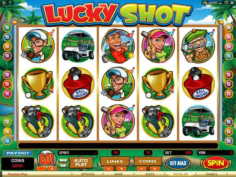 Lucky Shot Fun Slot Game made by Microgaming with 5 Reel and 20 Line