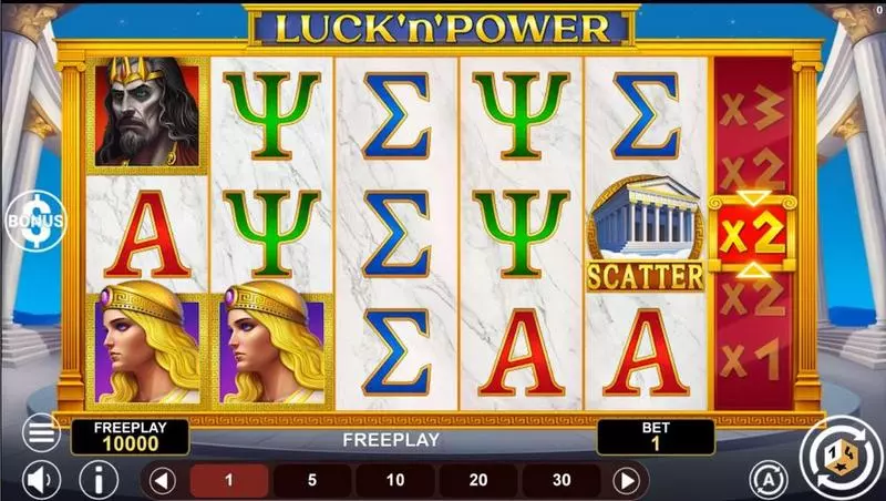 Luck’n’Power Fun Slot Game made by 1Spin4Win with 5 Reel and 243 Line