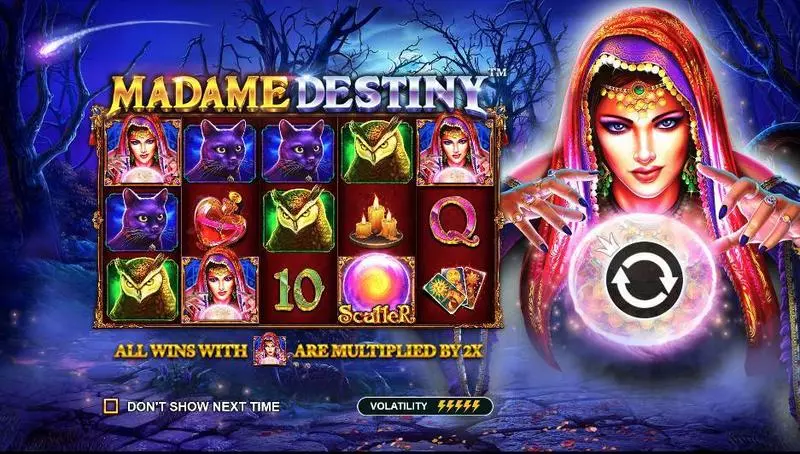 Madame Destiny Fun Slot Game made by Pragmatic Play with 5 Reel and 10 Line