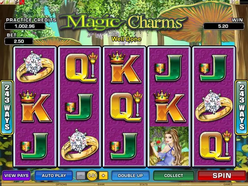 Magic Charms Fun Slot Game made by Microgaming with 5 Reel and 243 Line