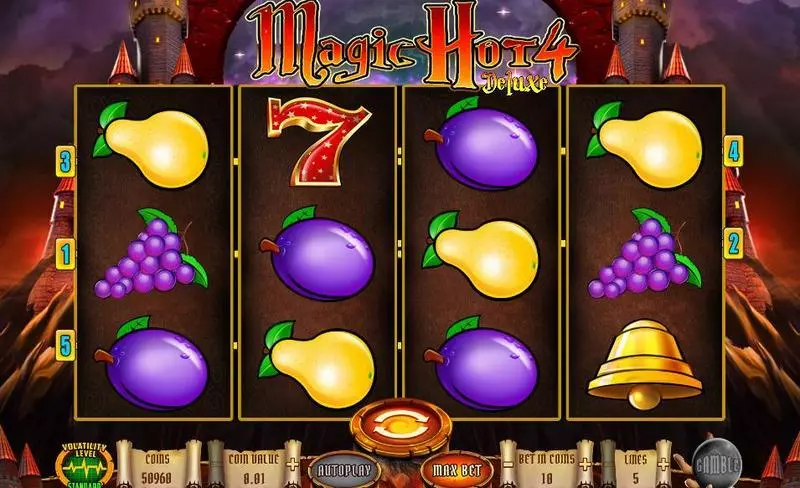 Magic Hot 4 Deluxe Fun Slot Game made by Wazdan with 4 Reel and 10 Line