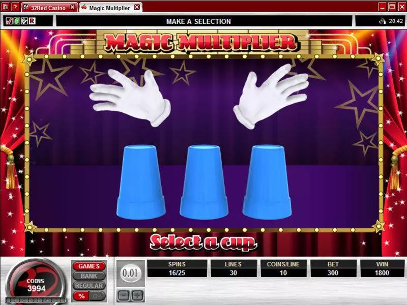 Magic Multiplier Fun Slot Game made by Microgaming with 5 Reel and 30 Line