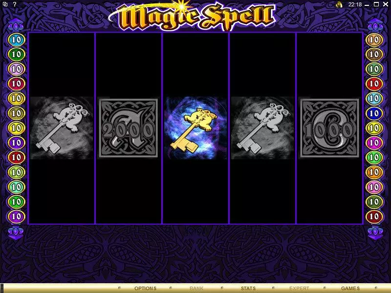 Magic Spell Fun Slot Game made by Microgaming with 5 Reel and 25 Line