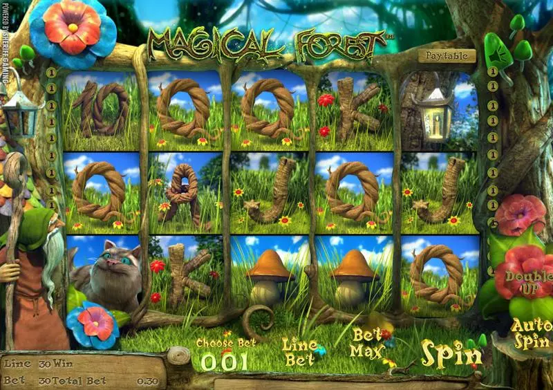 Magical Forest Fun Slot Game made by Sheriff Gaming with 5 Reel and 30 Line