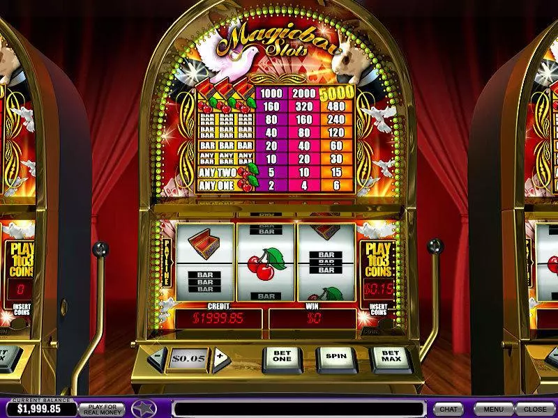Magicbox Fun Slot Game made by PlayTech with 3 Reel and 1 Line