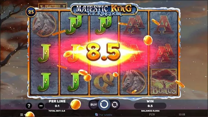 Majestic King- Ice Kingdom Fun Slot Game made by Spinomenal with 5 Reel and 20 Line