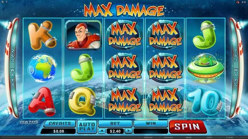 Max Damage Fun Slot Game made by Microgaming with 5 Reel and 243 Line