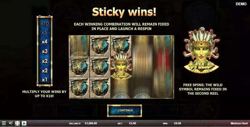 Medusa Hunt Fun Slot Game made by Red Rake Gaming with 5 Reel and 25 Line