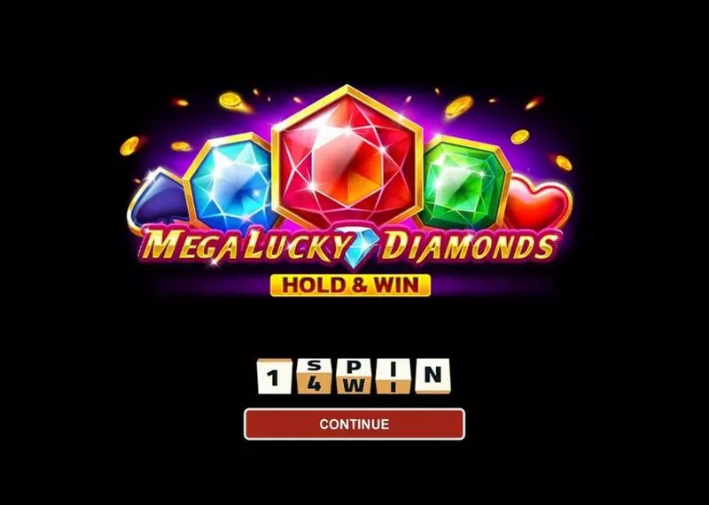 Mega Lucky Diamonds Hold And Win Fun Slot Game made by 1Spin4Win with 5 Reel and 243 Line