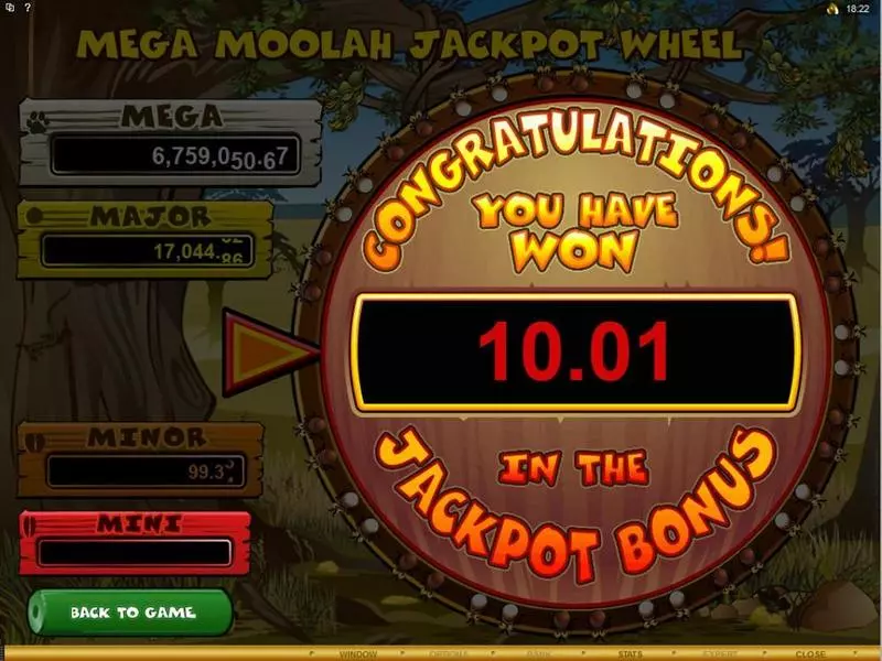 Mega Moolah Fun Slot Game made by Microgaming with 5 Reel and 25 Line