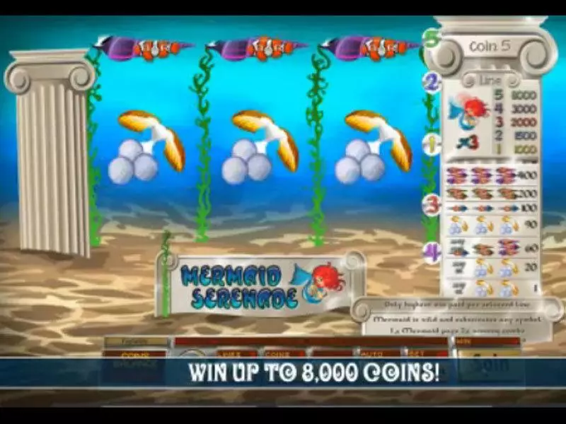 Mermaid Serenade Fun Slot Game made by Saucify with 3 Reel and 5 Line