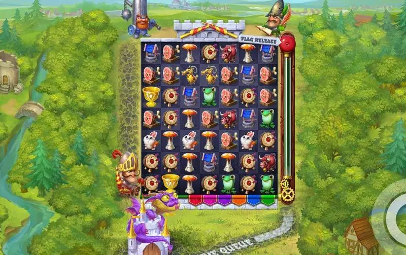 Micro Knights Fun Slot Game made by Elk Studios with 7 Reel 