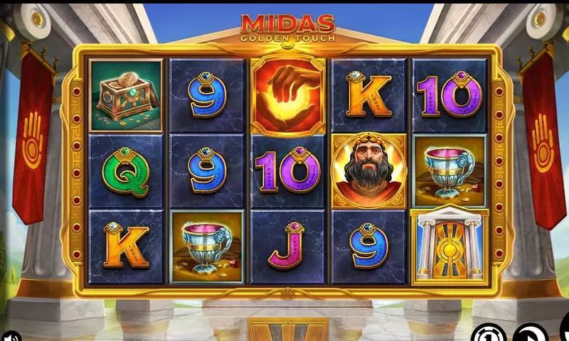Midas Golden Touch Fun Slot Game made by Thunderkick with 5 Reel and 15 Line