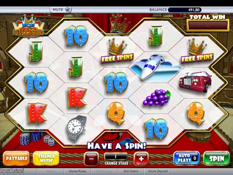 Midas Millions Fun Slot Game made by Ash Gaming with 5 Reel and 118700 Way