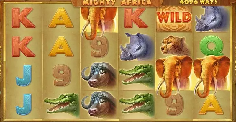 Mighty Africa Fun Slot Game made by Playson with 6 Reel and 4096 Line