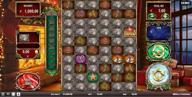Million Christmas Fun Slot Game made by Red Rake Gaming with 6 Reel and 1000000 Way