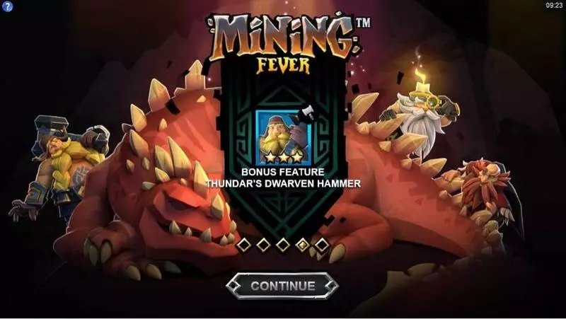 Mining Fever Fun Slot Game made by Microgaming with 5 Reel and 243 Line