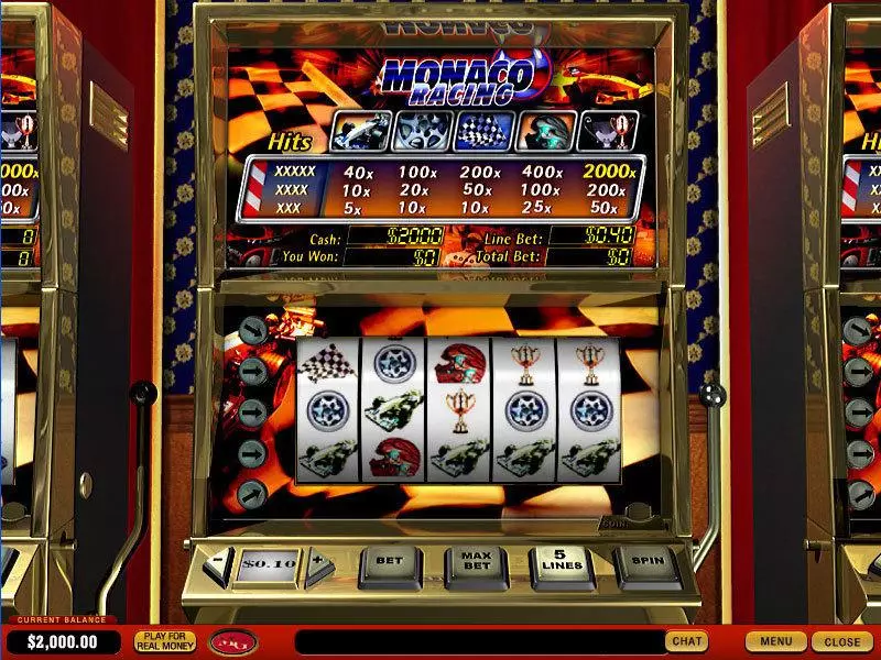 Monaco Racing Fun Slot Game made by PlayTech with 5 Reel and 5 Line