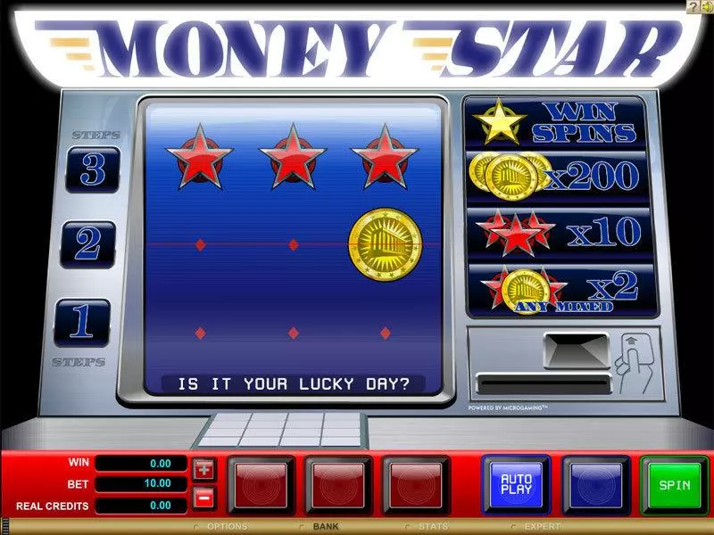 Money Star Fun Slot Game made by Microgaming with 3 Reel and 1 Line