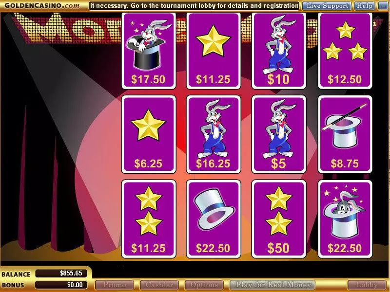 Monte Magic Fun Slot Game made by WGS Technology with 3 Reel and 1 Line