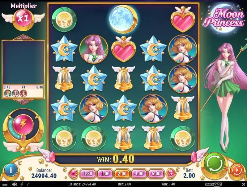 Moon Princess Fun Slot Game made by Play'n GO with 5 Reel and 27 Line