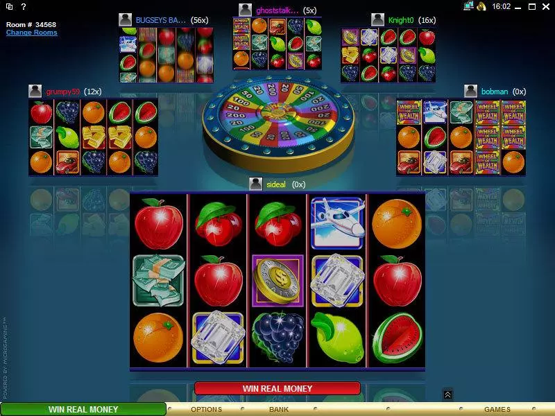 Multi-Player Wheel of Wealth Special Edition Fun Slot Game made by Microgaming with 5 Reel and 25 Line