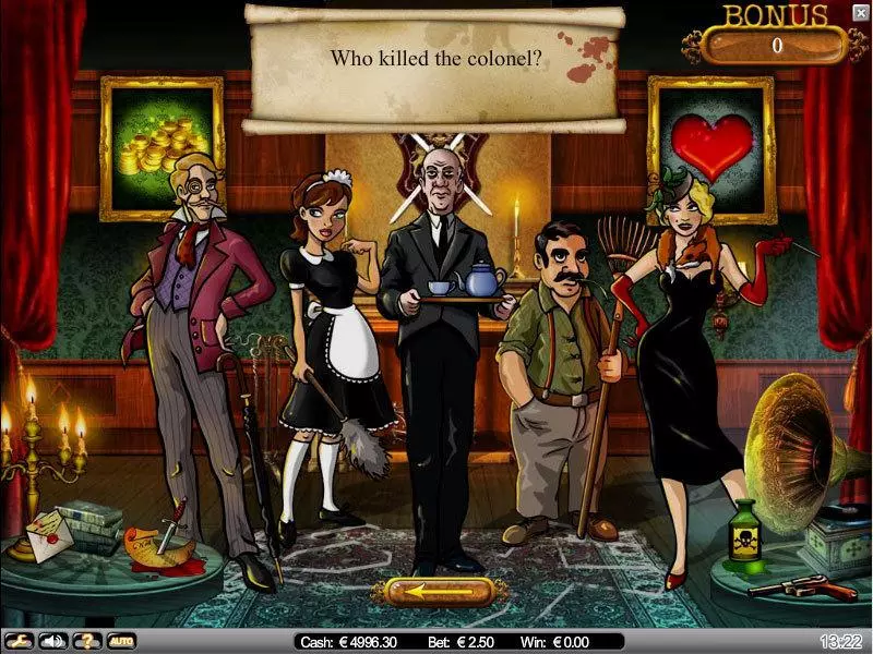Mystery at the Mansion Fun Slot Game made by NetEnt with 5 Reel and 25 Line