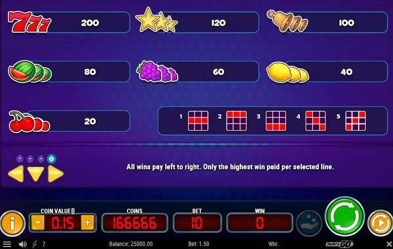 Mystery Joker 6000 Fun Slot Game made by Play'n GO with 3 Reel and 5 Line