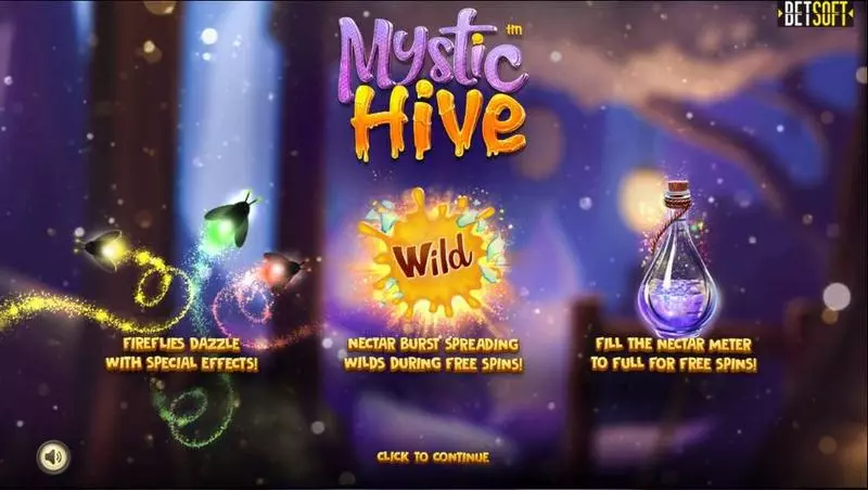 Mystic Hive Fun Slot Game made by BetSoft with 5 Reel and 30 Line