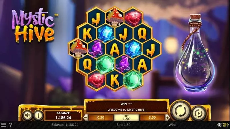 Mystic Hive Fun Slot Game made by BetSoft with 5 Reel and 30 Line