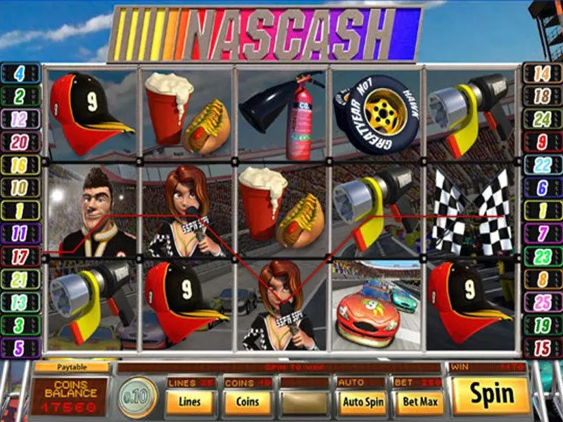 Nascash Fun Slot Game made by Saucify with 5 Reel and 25 Line